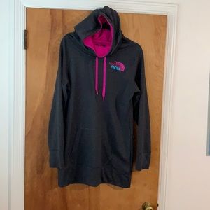 Northface Longline Cowl Neck Hoodie